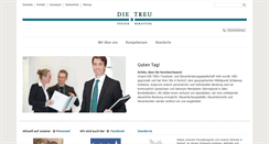 Desktop Screenshot of die-treu.de